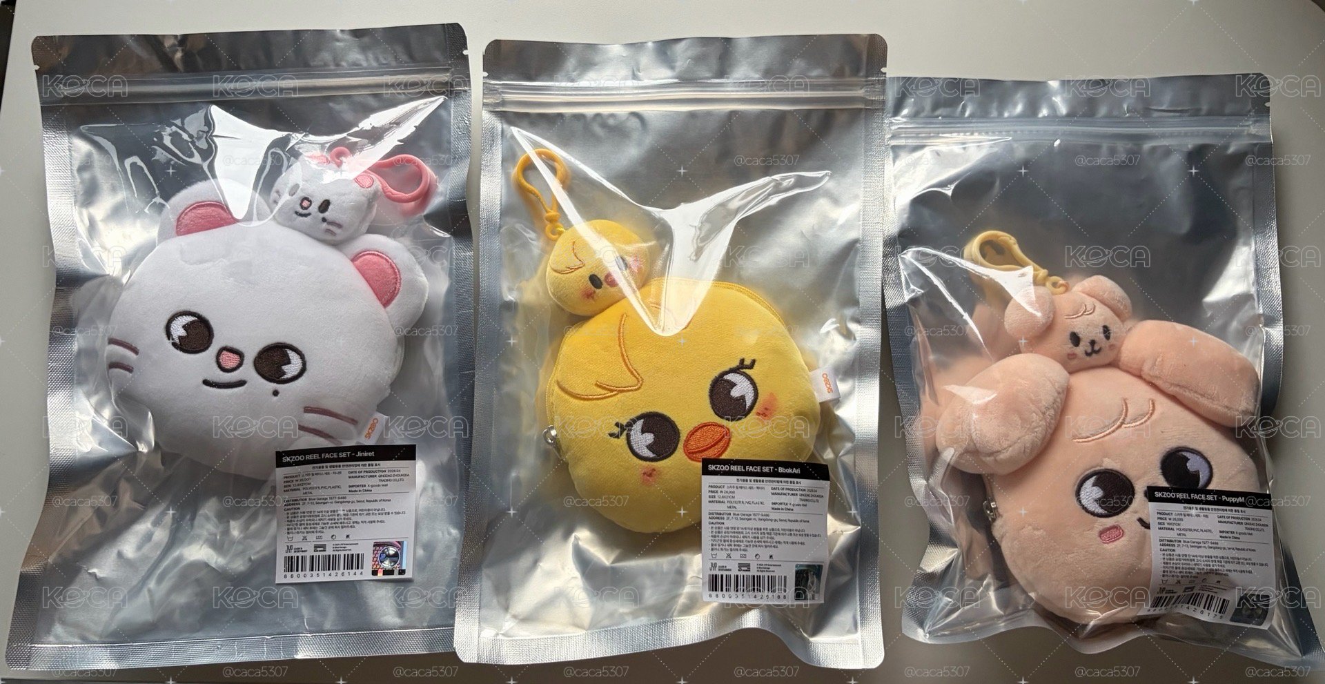首爾快閃店 伸縮娃包 送對應成員滿額卡一張