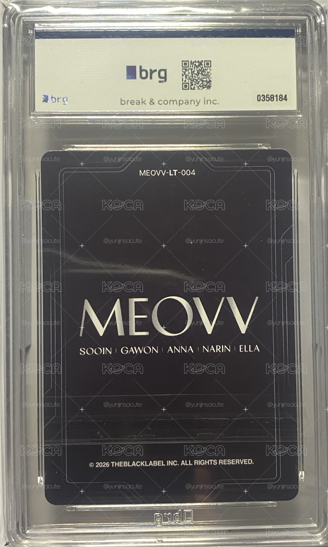 MEOVV TELECA 團體收藏卡 LT-004 