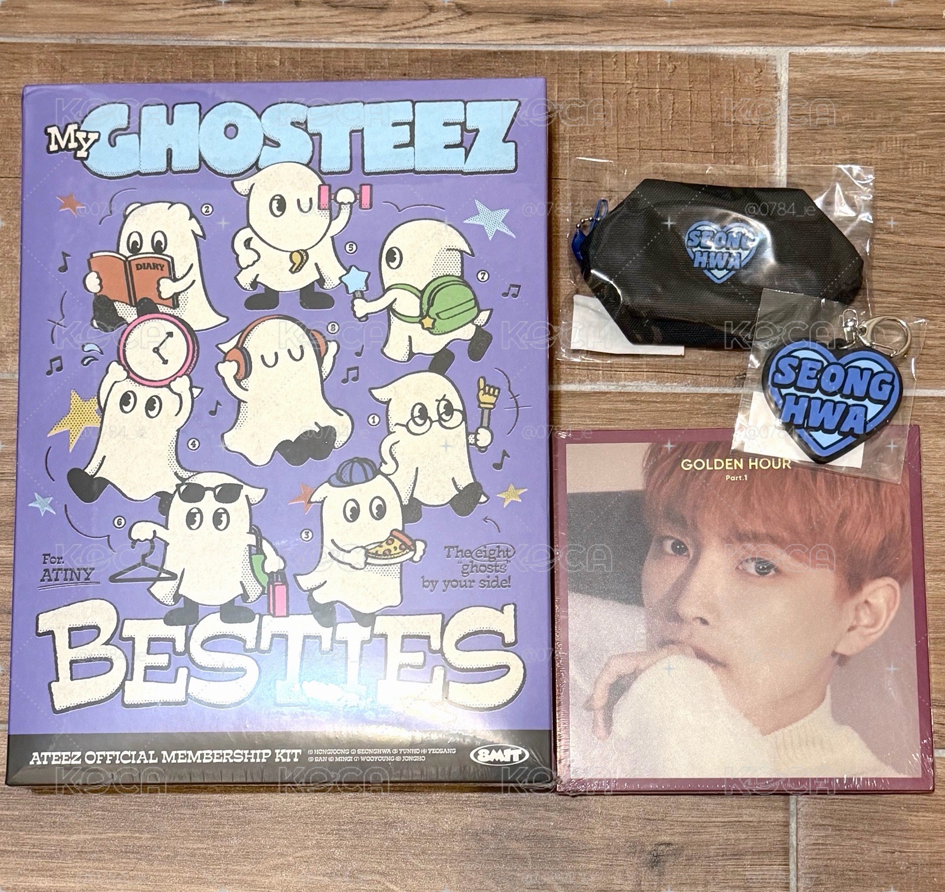 ATEEZ 7期會員禮送GH1中單封+六週年一番賞星*2