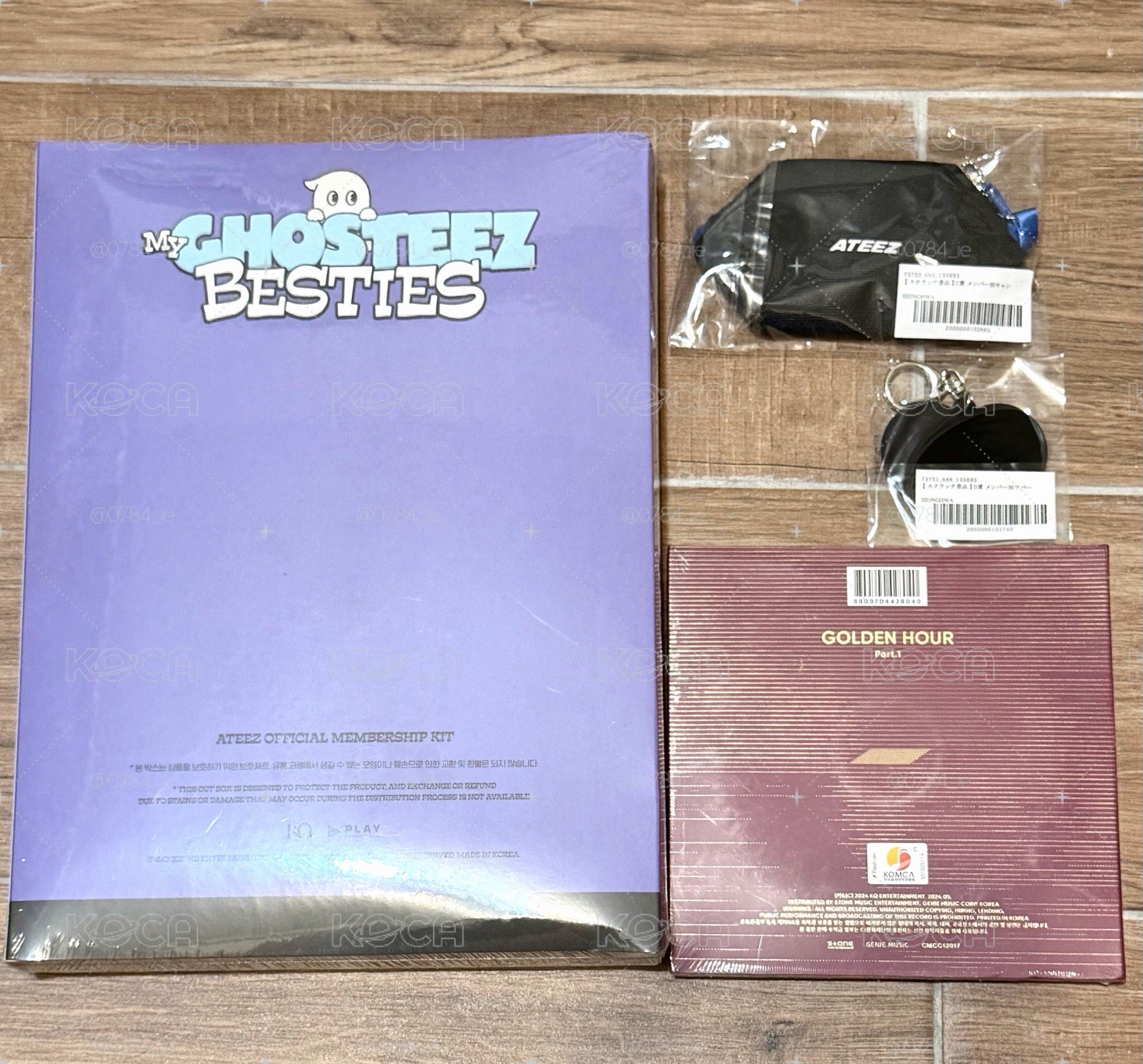 ATEEZ 7期會員禮送GH1中單封+六週年一番賞星*2