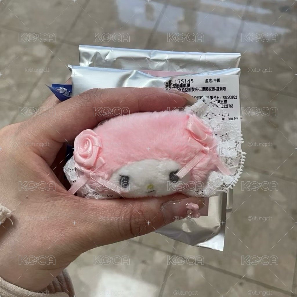 Sanrio 三麗鷗 純白蘿莉塔系列 盲抽造型髮夾 瀏海夾 美樂蒂
