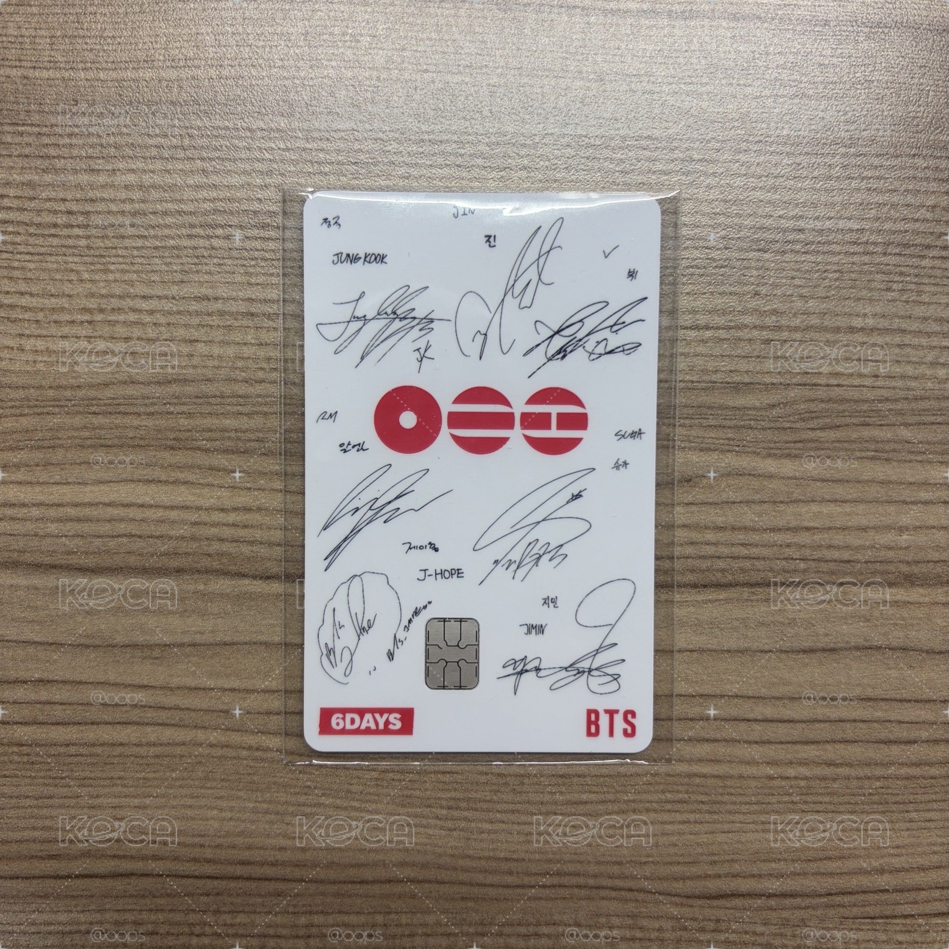 防彈 BTS ARIRANG 世巡 NAMANE 6日卡