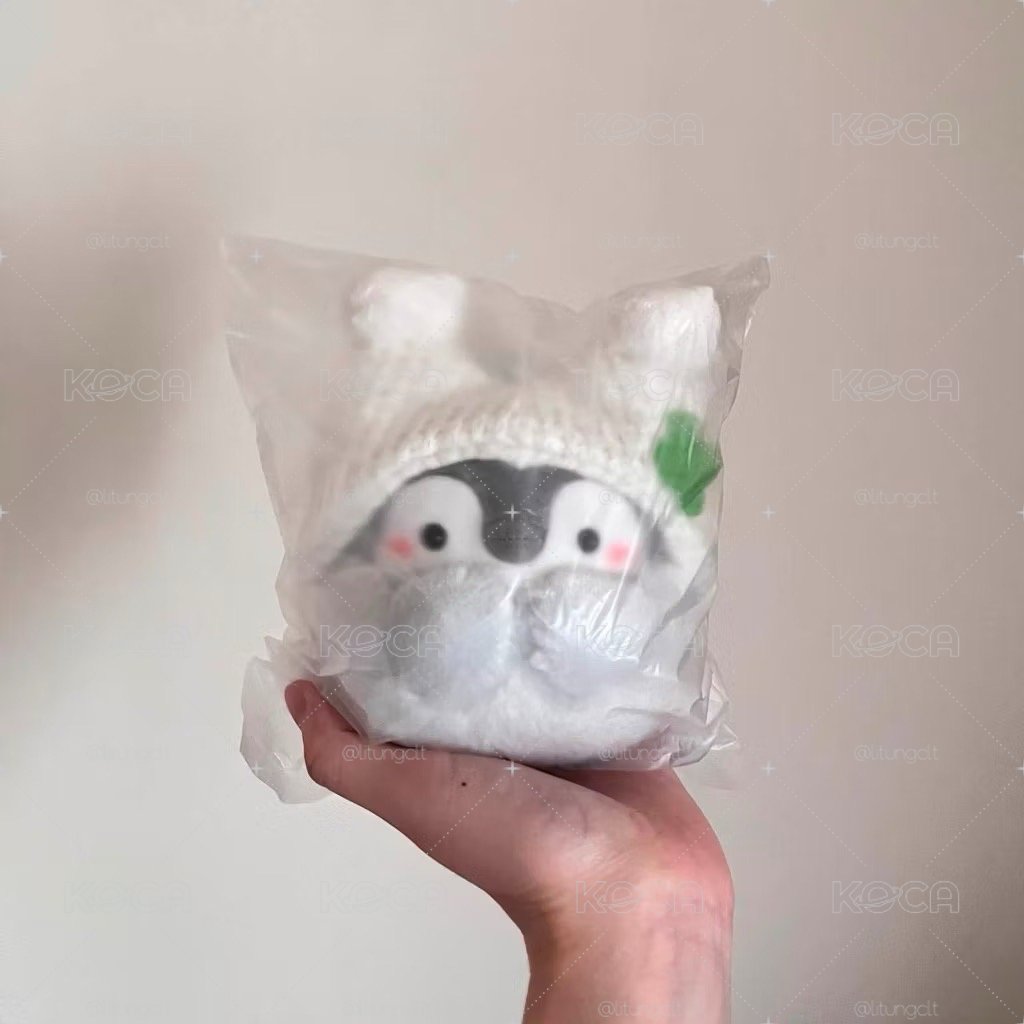 正能量企鵝 雪球毛帽 Koupenchan