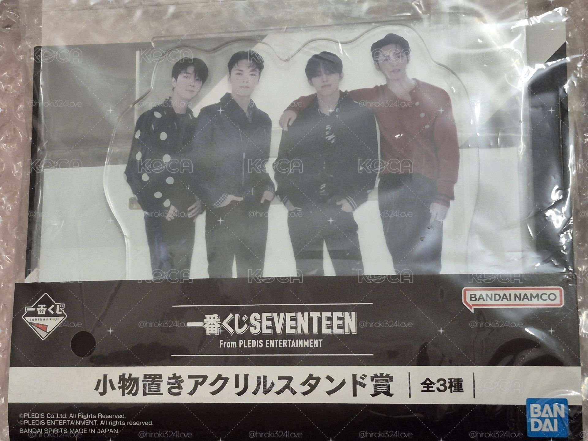 〈未開封〉一番賞 SEVENTEEN 小物置きアクスタ賞 S.COUPS WONWOO MINGYU VERNON