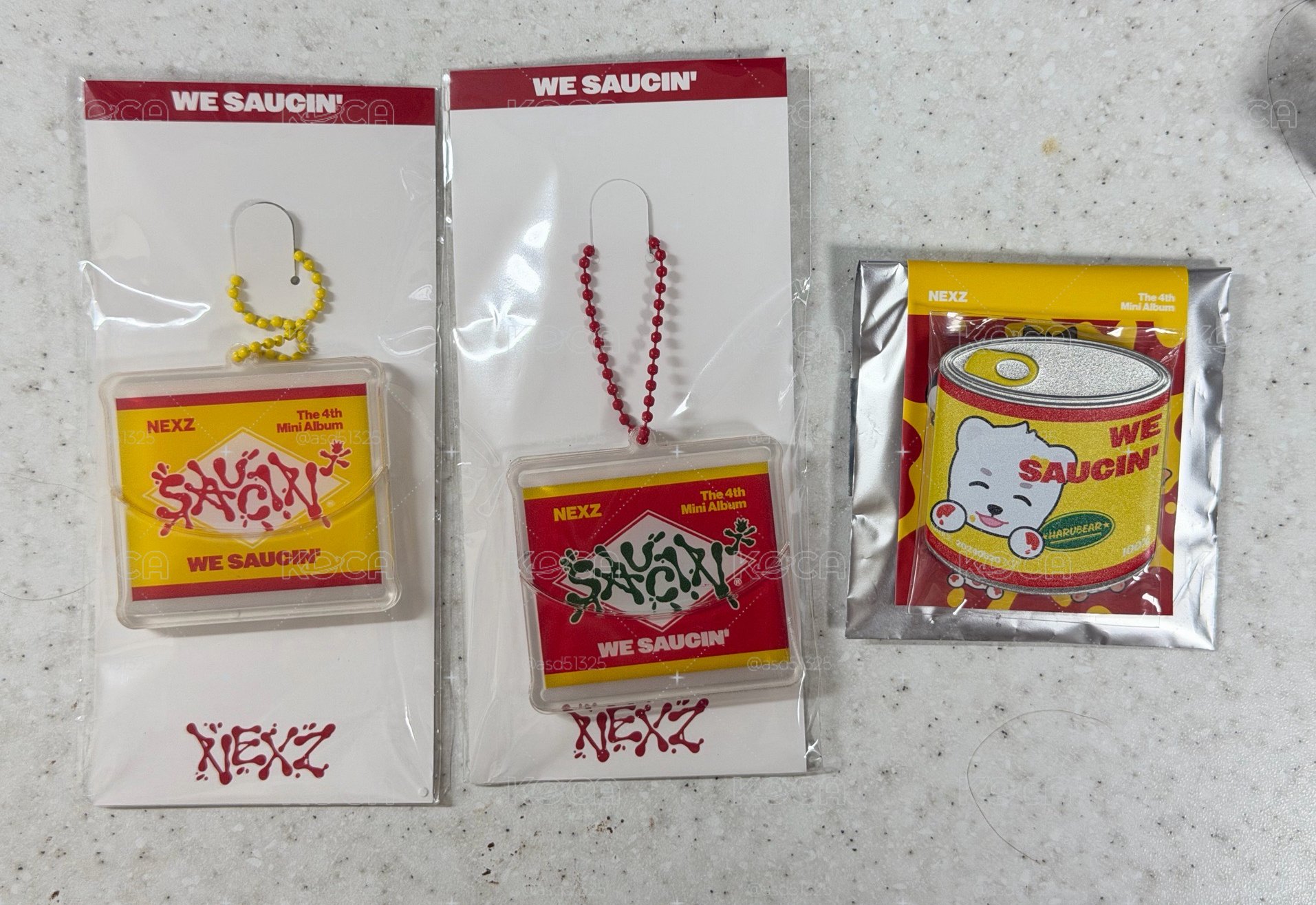 SAUCIN快閃店 吊飾 徽章