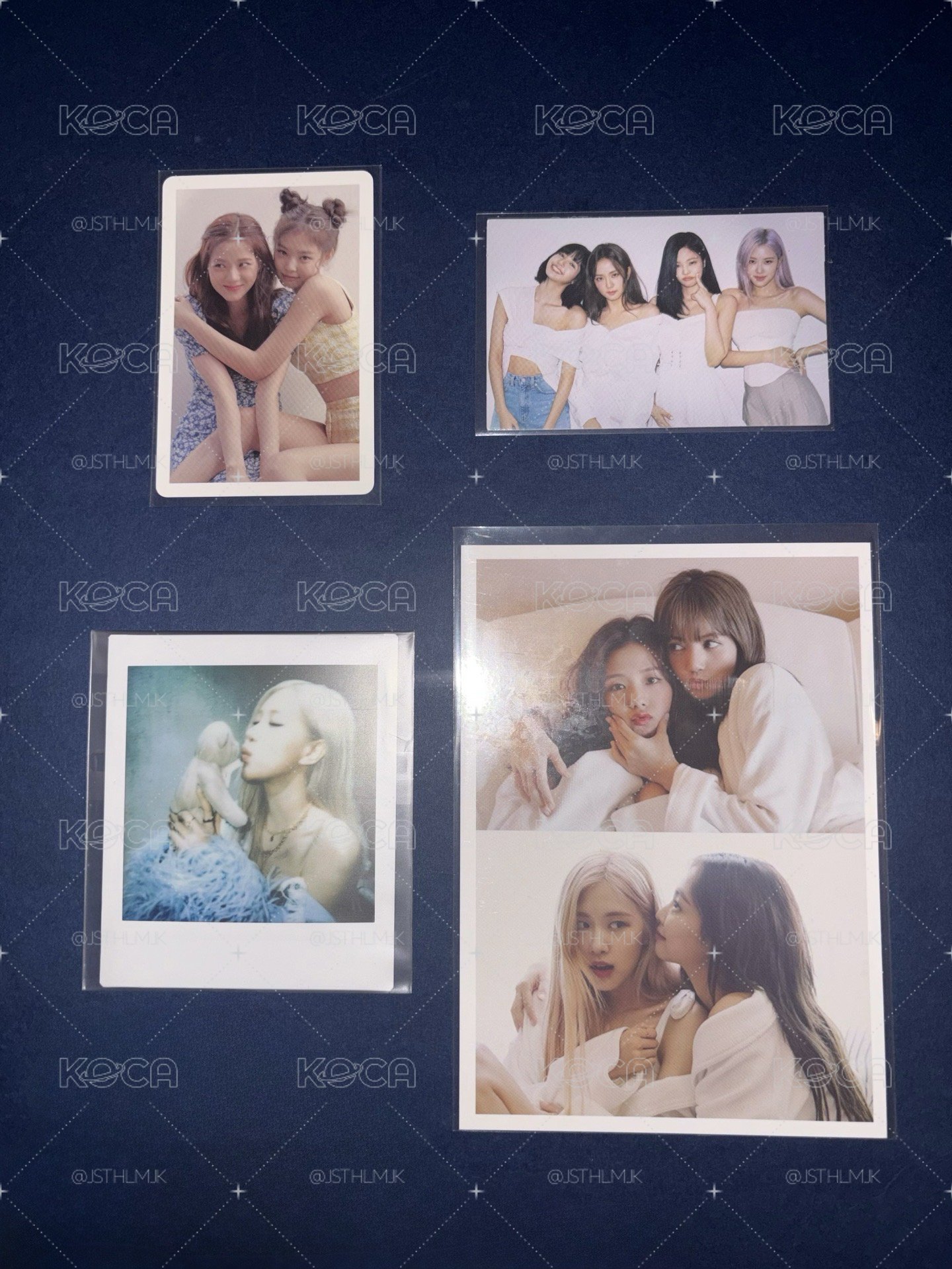 BLACKPINK JENNIE ROSÉ絕版娃娃 小卡盤 請詳閱賣場完整敘述
