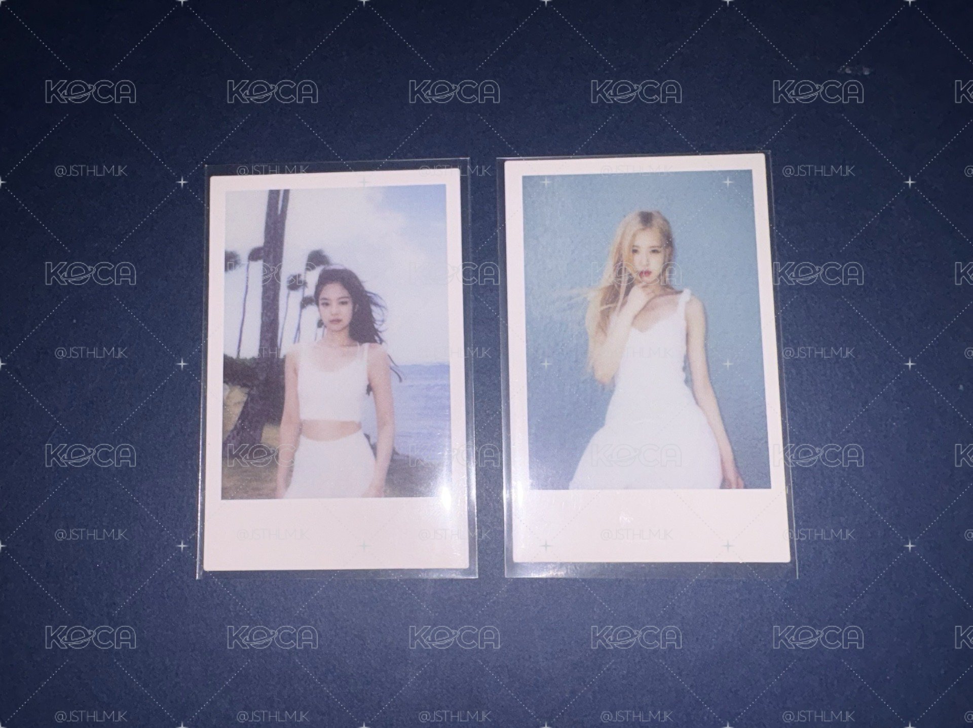 BLACKPINK JENNIE ROSÉ絕版娃娃 小卡盤 請詳閱賣場完整敘述
