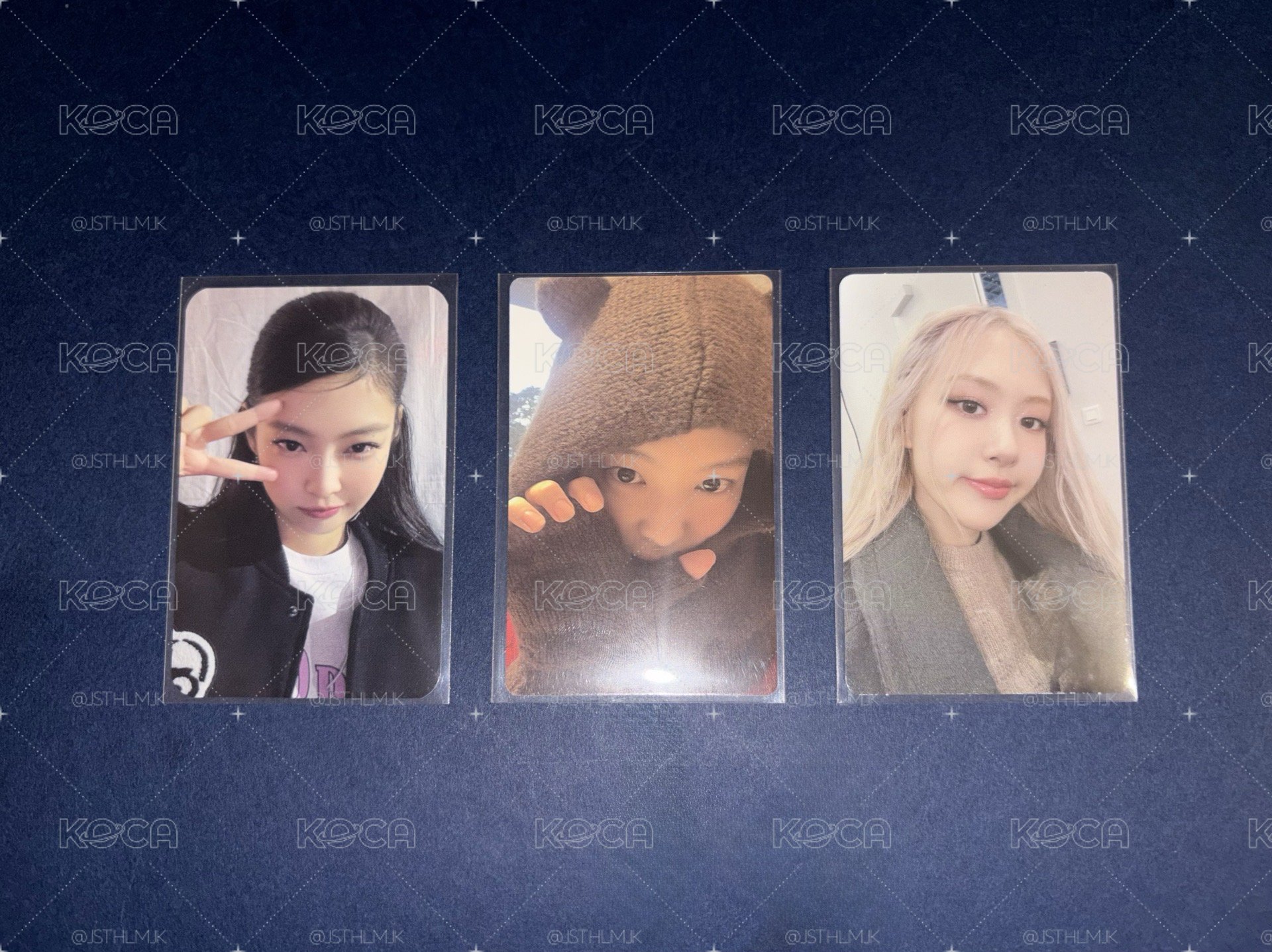 BLACKPINK JENNIE ROSÉ絕版娃娃 小卡盤 請詳閱賣場完整敘述