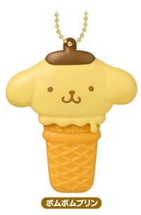 BANDAI 收納盒 冰淇淋造型收納盒吊飾食玩