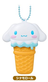 BANDAI 收納盒 冰淇淋造型收納盒吊飾食玩