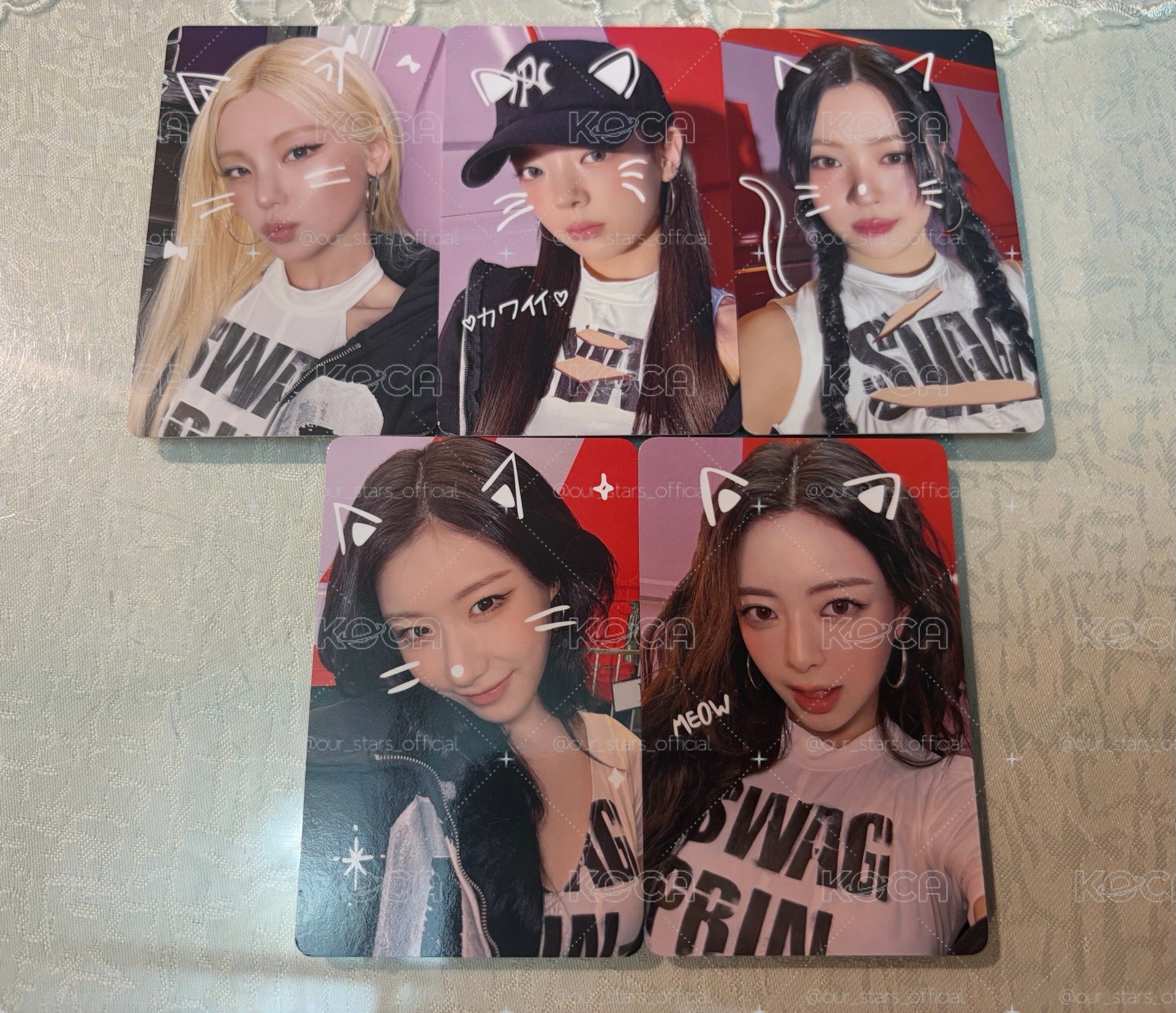 （一套）ITZY 日本 官方 TUNNEL VISION 滿額卡 小卡