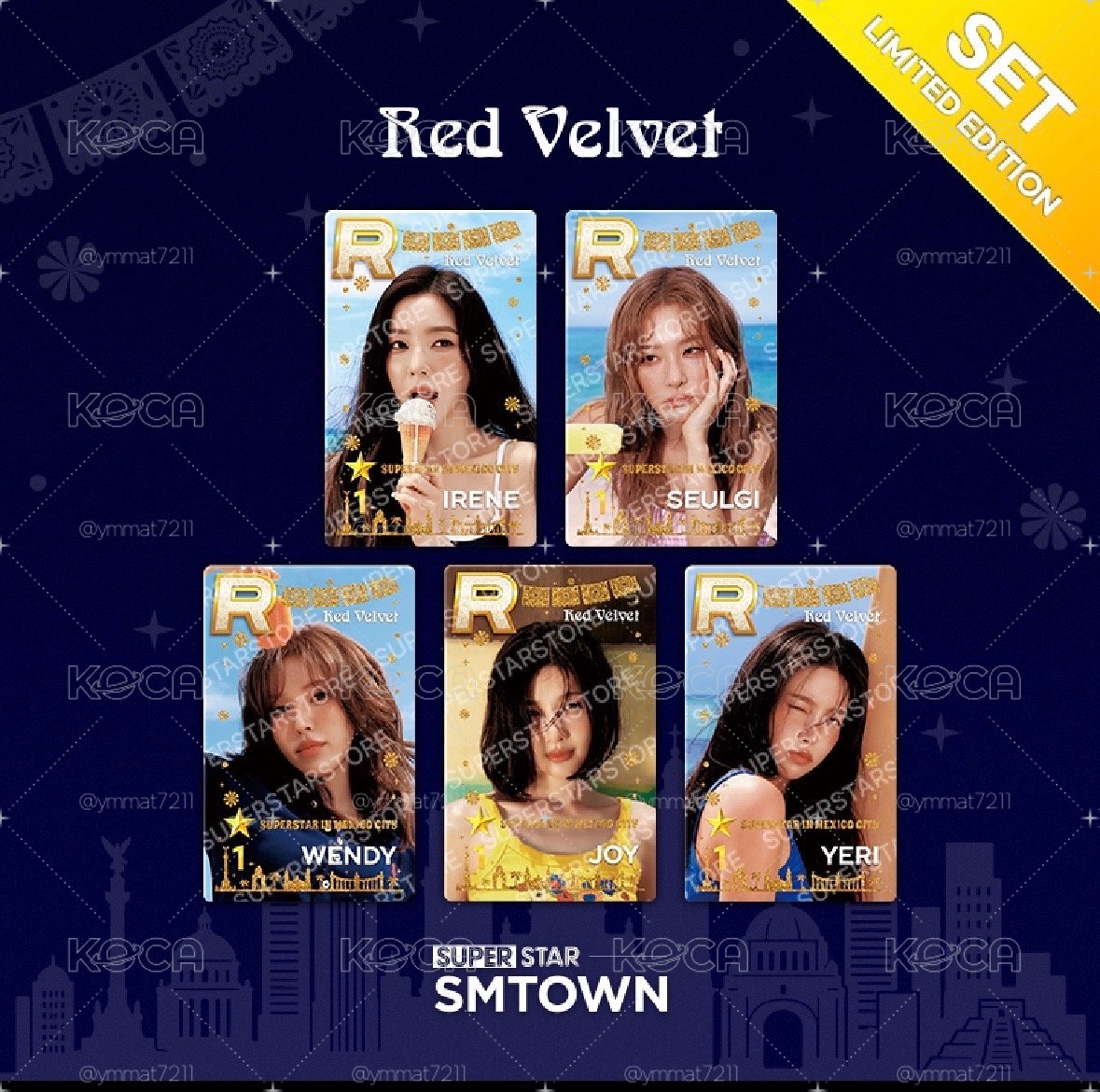 Red velvet 墨西哥遊戲卡