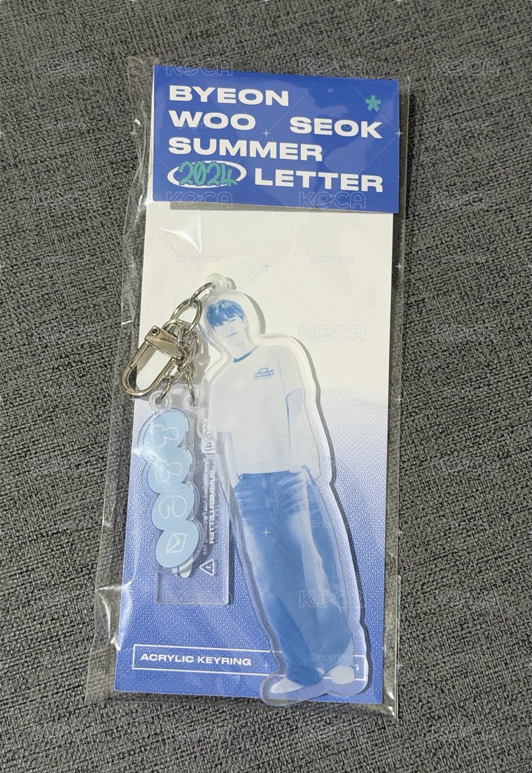 邊祐錫 summer letter壓克力吊飾含小卡