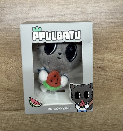 PPULBATU夏日 娃娃玩偶 西瓜松喵