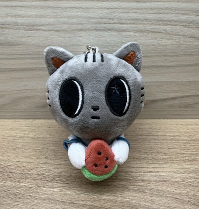 PPULBATU夏日 娃娃玩偶 西瓜松喵