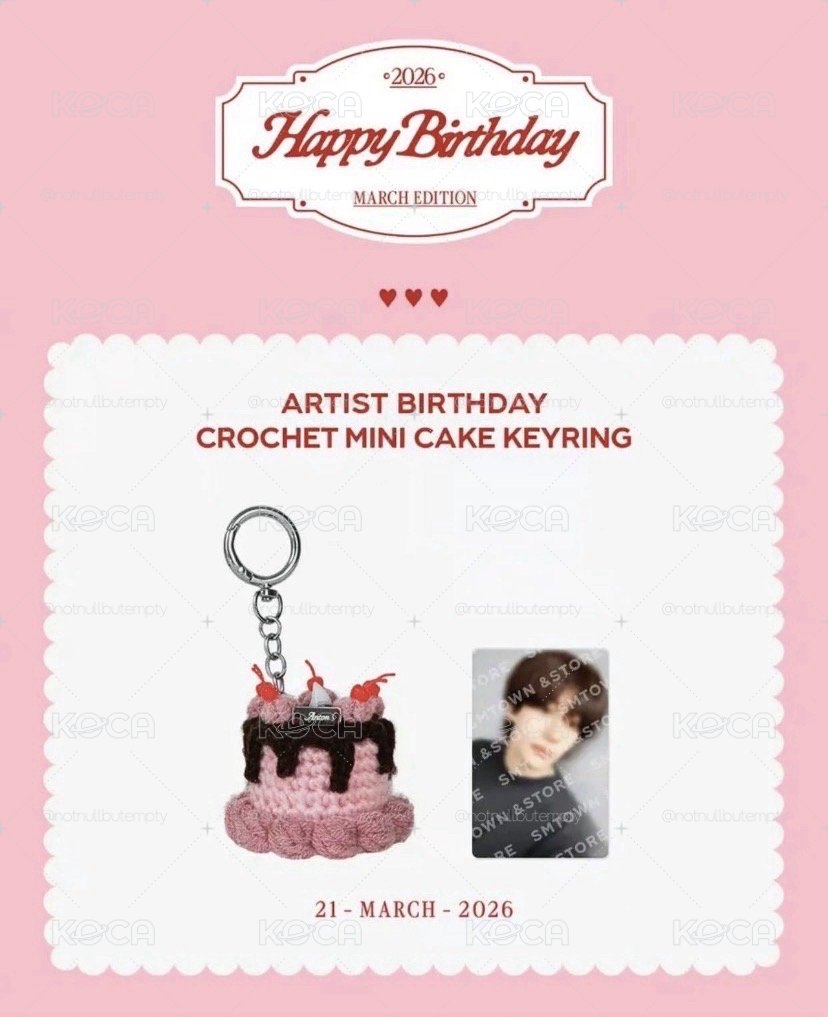 2026 HAPPY BIRTHDAY MD 生日吊飾set ANTON