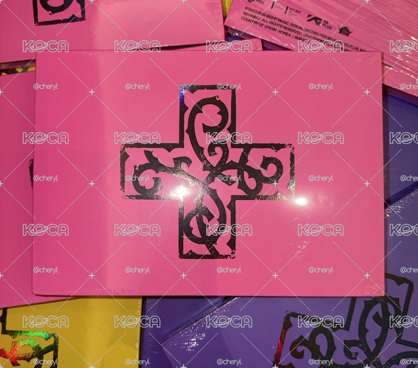 TXT 粉色未拆 1張
