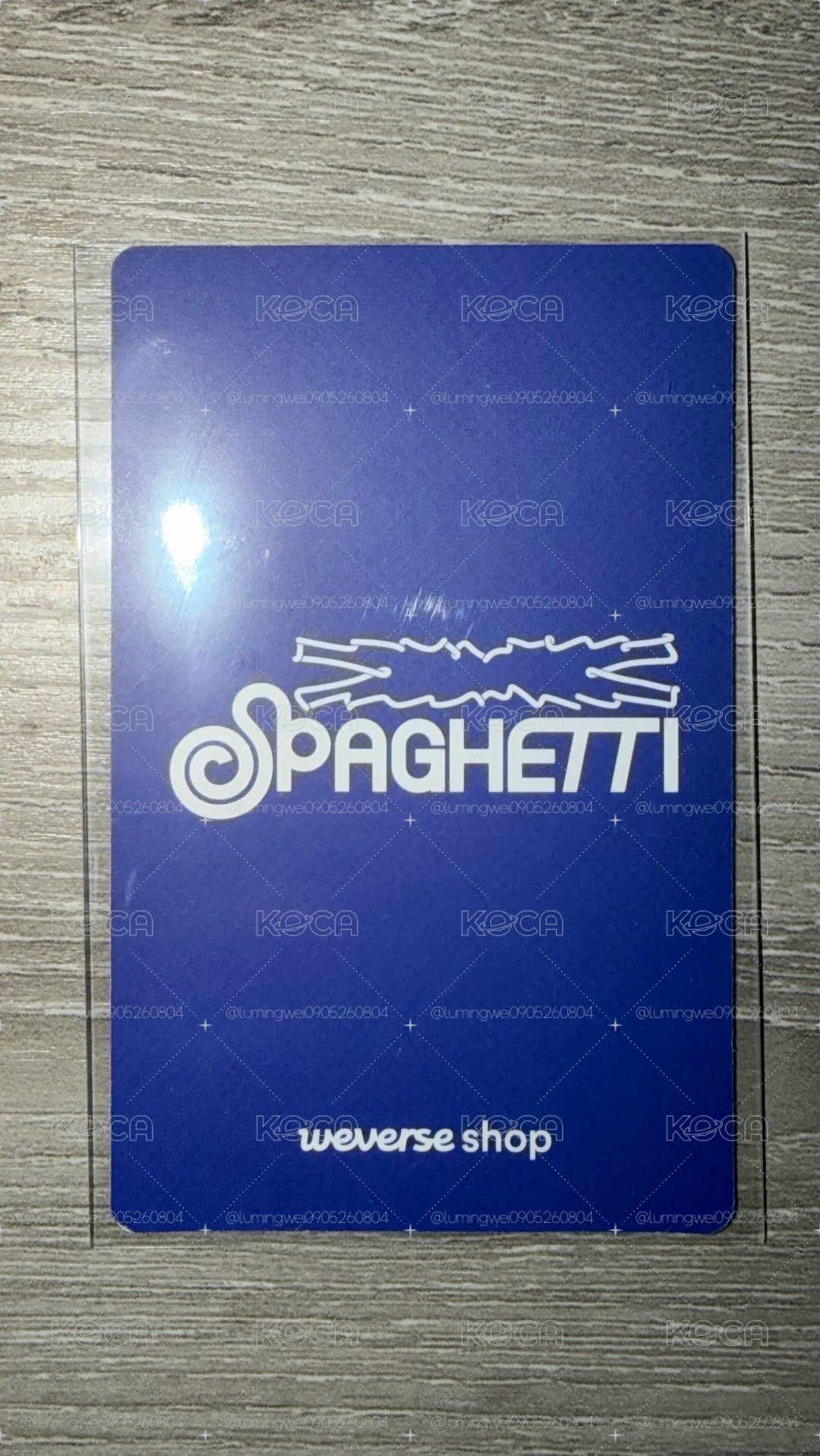 SPAGHETTI wvs AAA 2025 特典卡 PB ver.