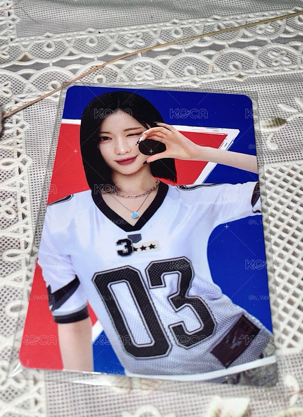 BABYMONSTER x OREO 代言卡  紗