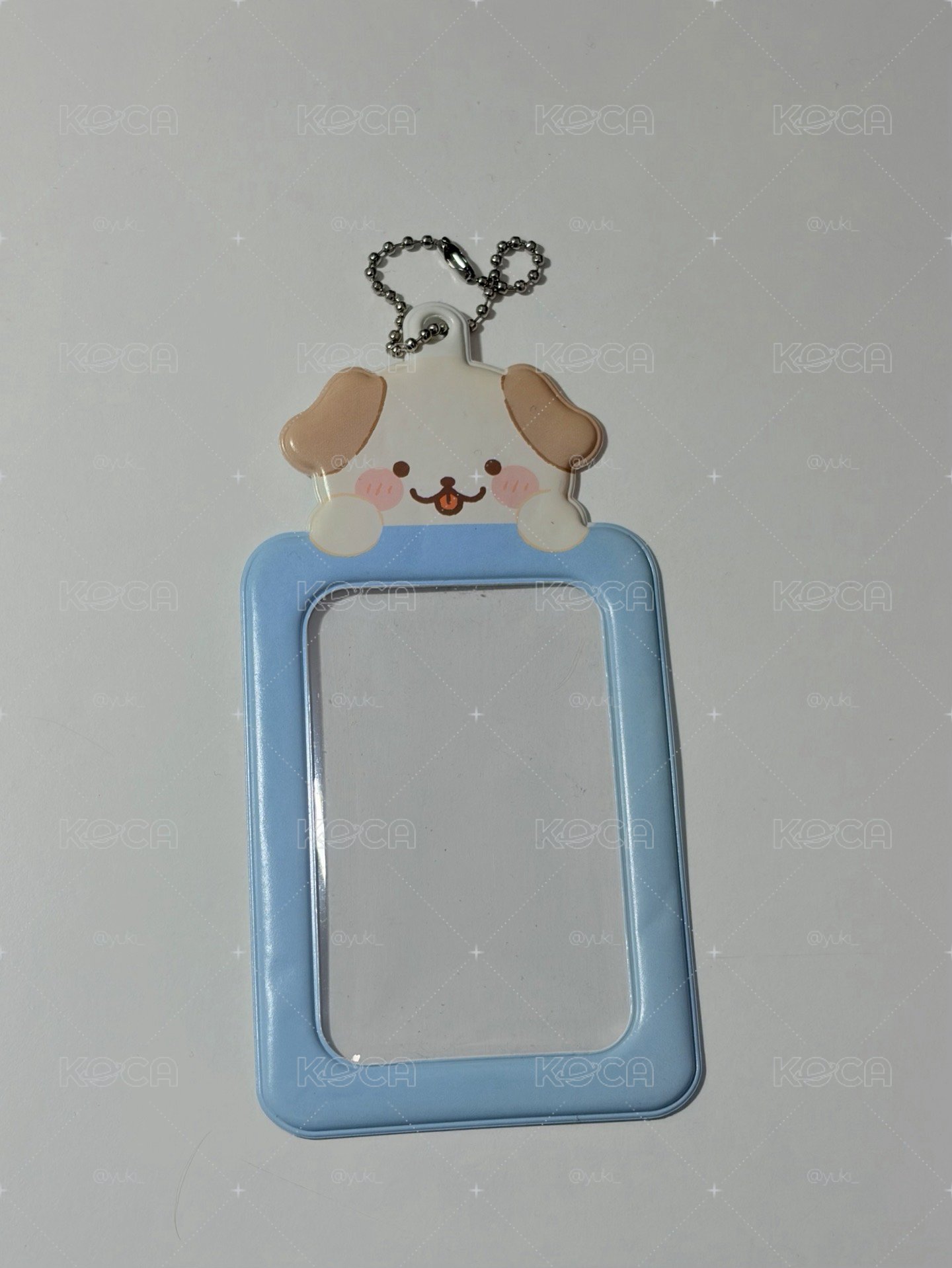 DUCKY WORLD 天藍色小狗卡套