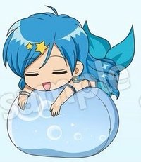 Stella Notes 真珠美人魚 趴睡 Q版 徽章 