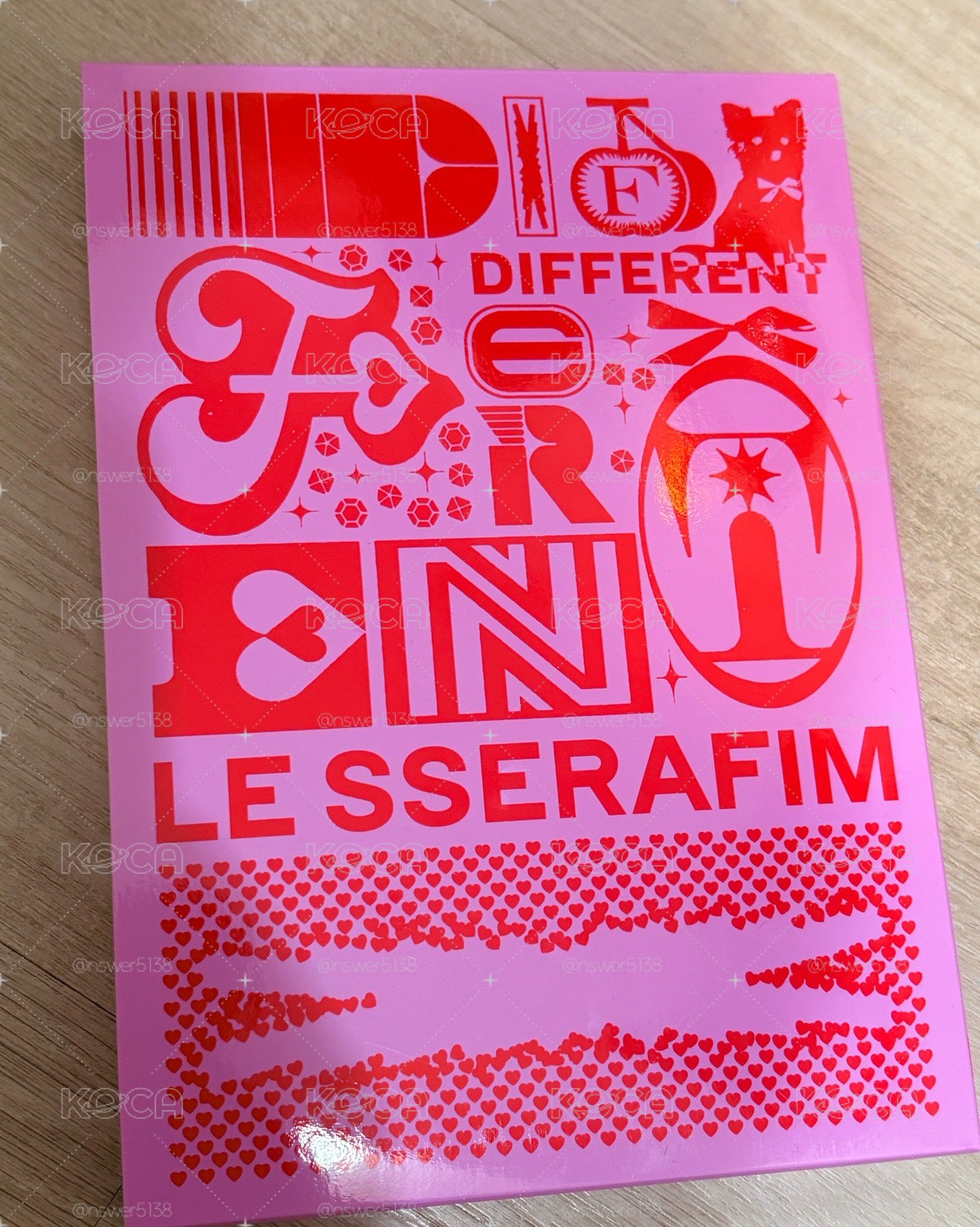 LE SSERAFIM-DIFFERENT 日專專輯 初回限定B 