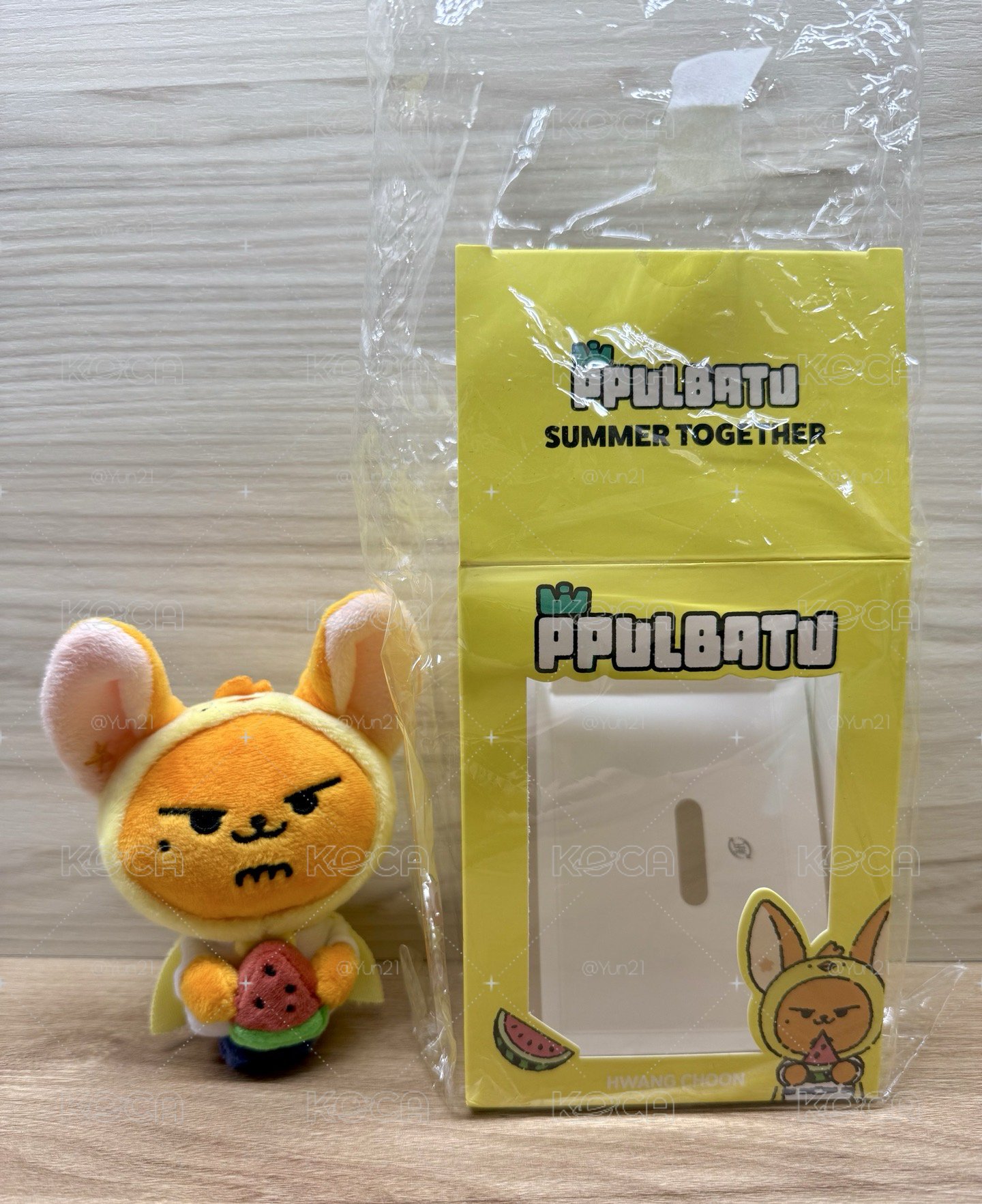 PPULBATU夏日 娃娃玩偶 西瓜黃春