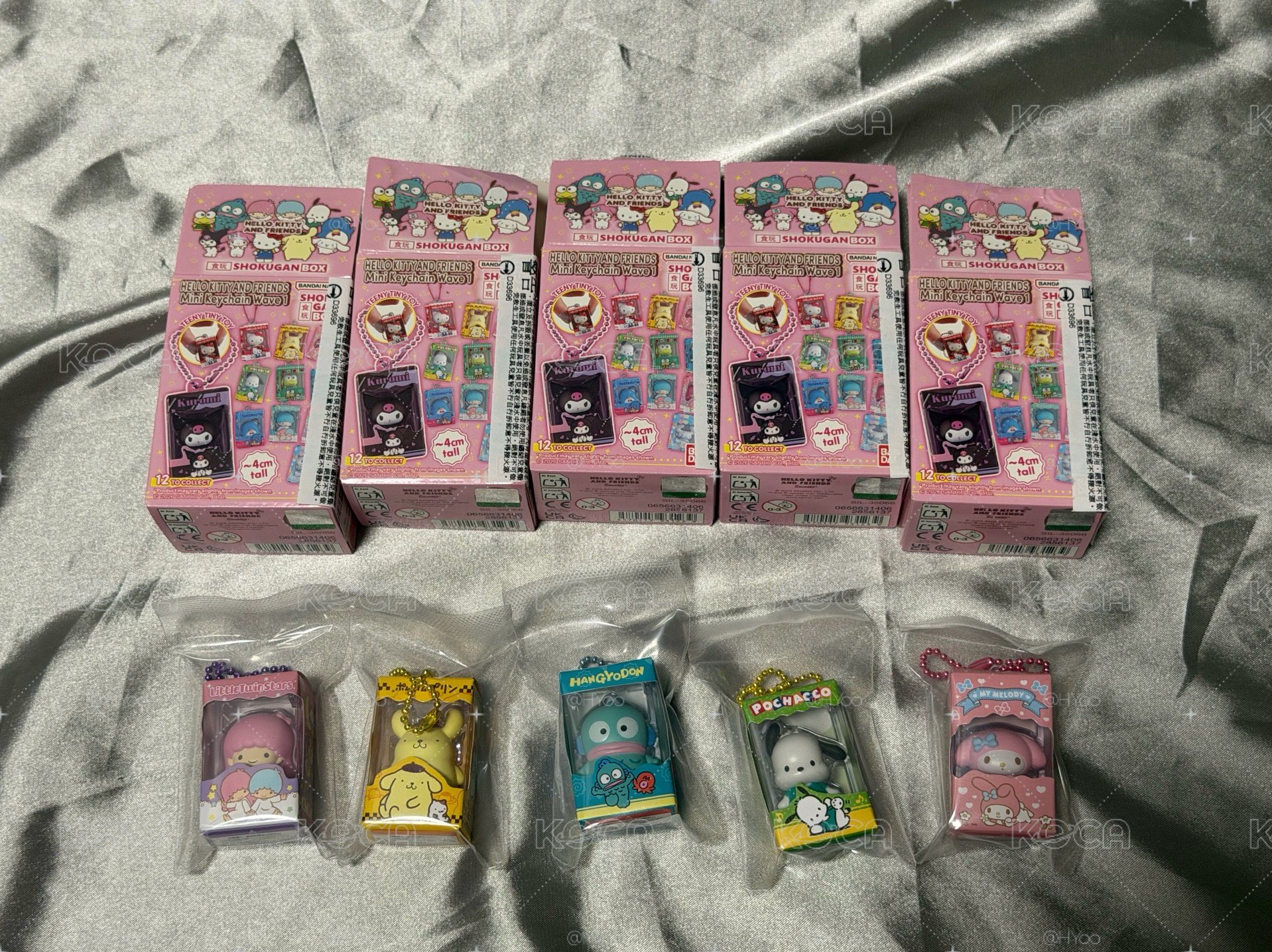 BANDAI 三麗鷗 吊飾 布丁狗 美樂蒂 KIKI 人魚漢頓 帕恰狗