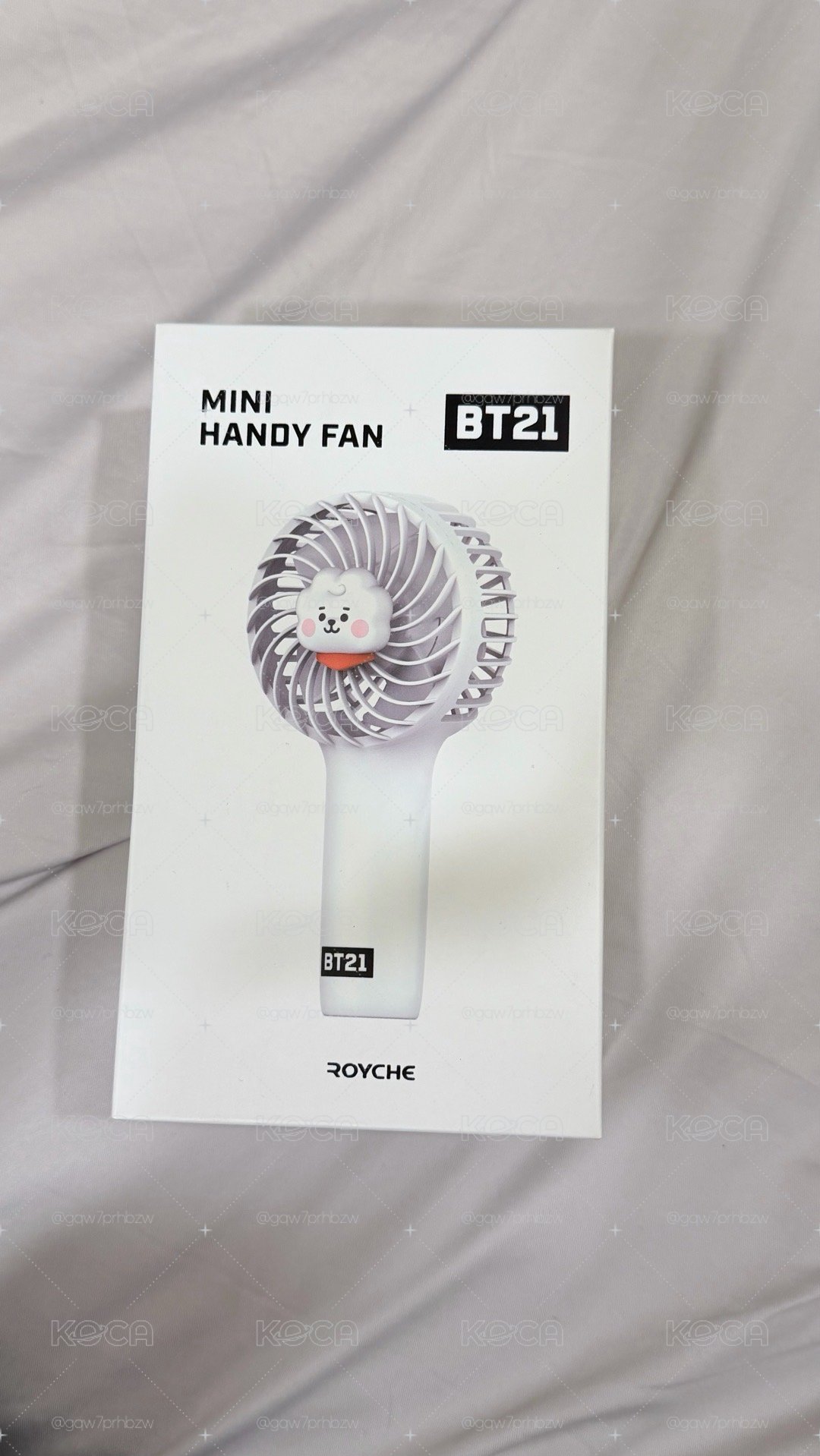  BT21 MINI HANDY FAN 攜帶式手風扇 RJ