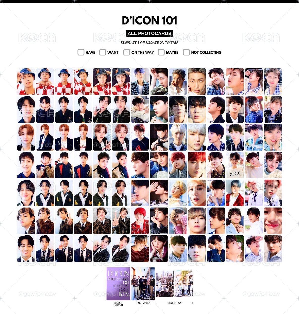 Dicon 卡冊 101 整套