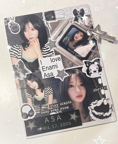 Babymonster Asa 雙面拼貼擋板🎀