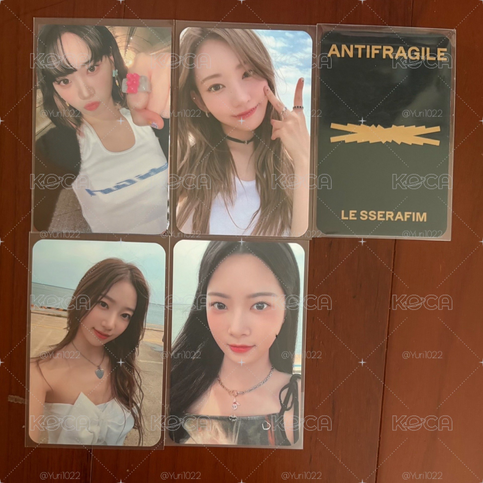 LE SSERAFIM ANTIFRAGILE jm 簽售卡 