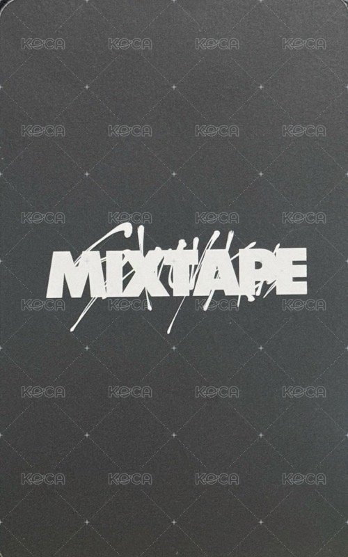 Mixtape 專輯卡 Selfie ver. 背面