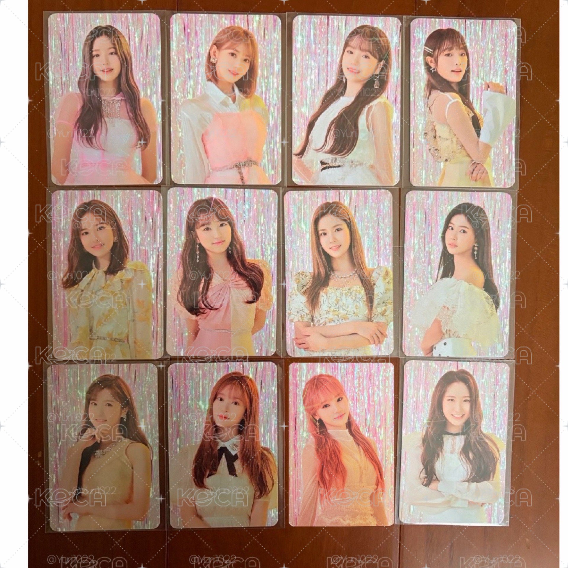 IZ*ONE Eyes On Me 週邊 手幅卡