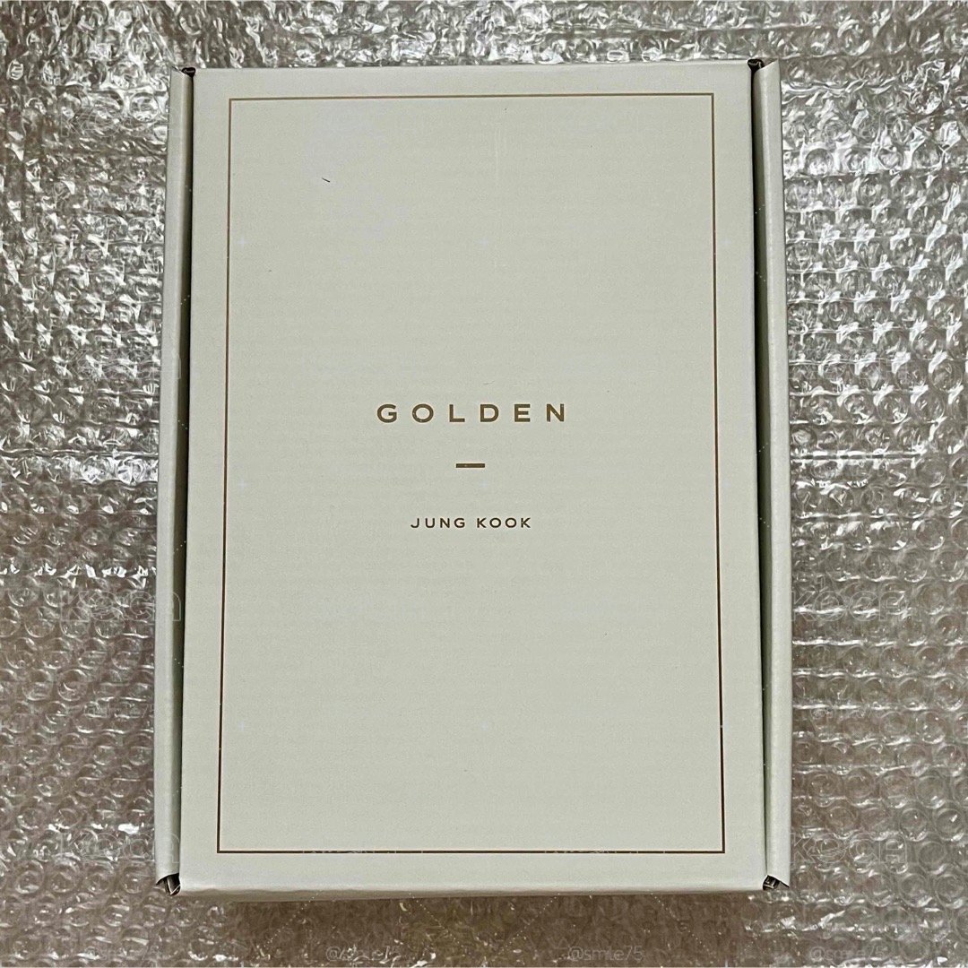 BTS 防彈少年團 會員禮 貴婦禮盒 box #18 Golden 田柾國