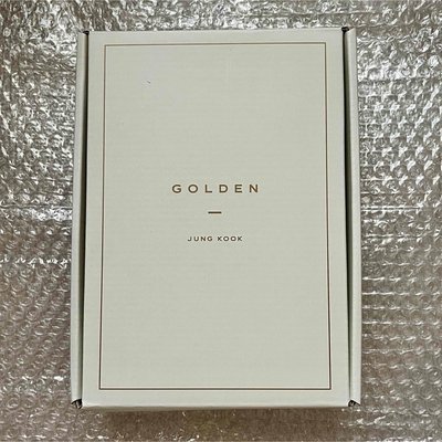 BTS 防彈少年團 會員禮 貴婦禮盒 box #18 Golden 田柾國