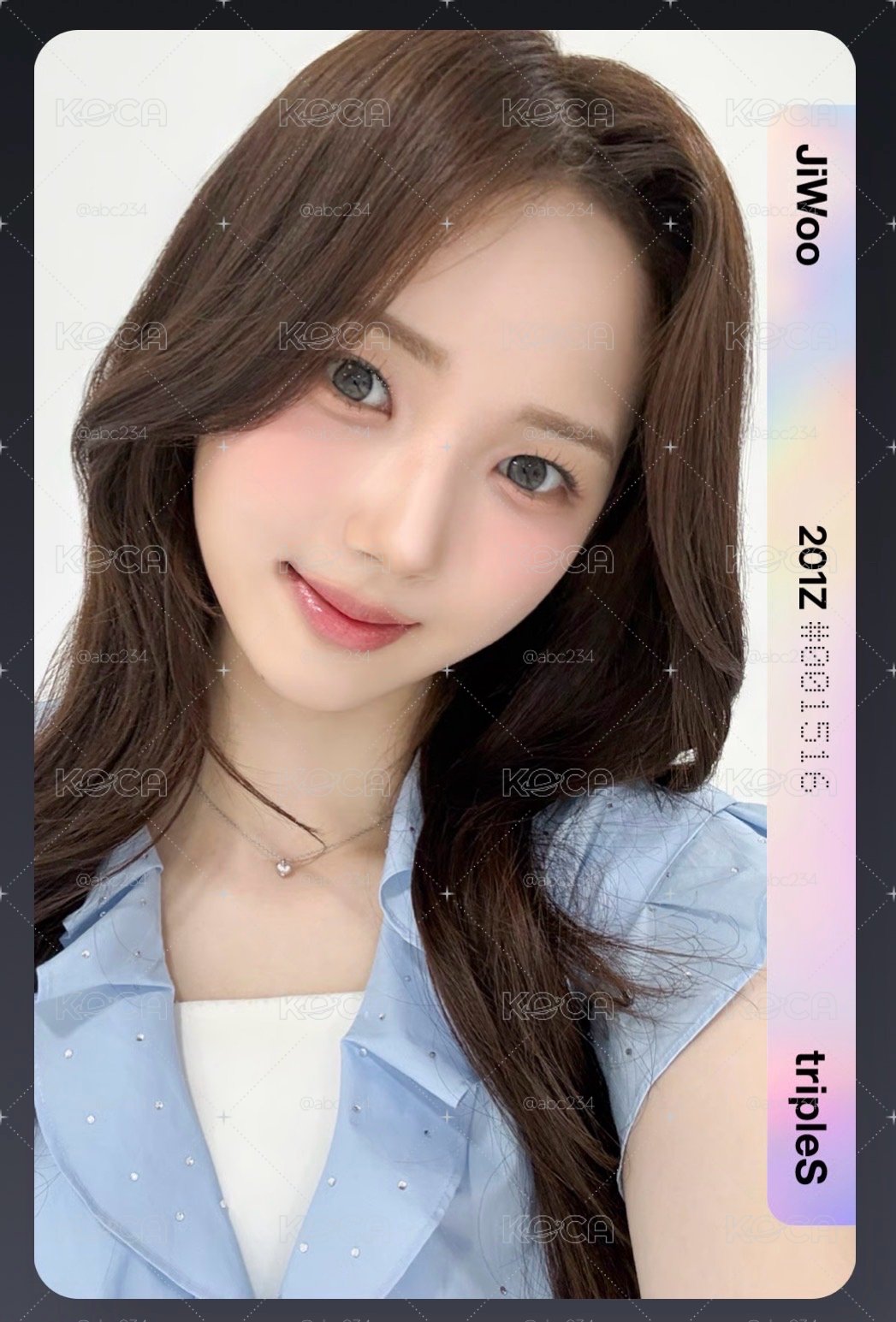 tripleS JiWoo HaYeon SCO（電子卡）