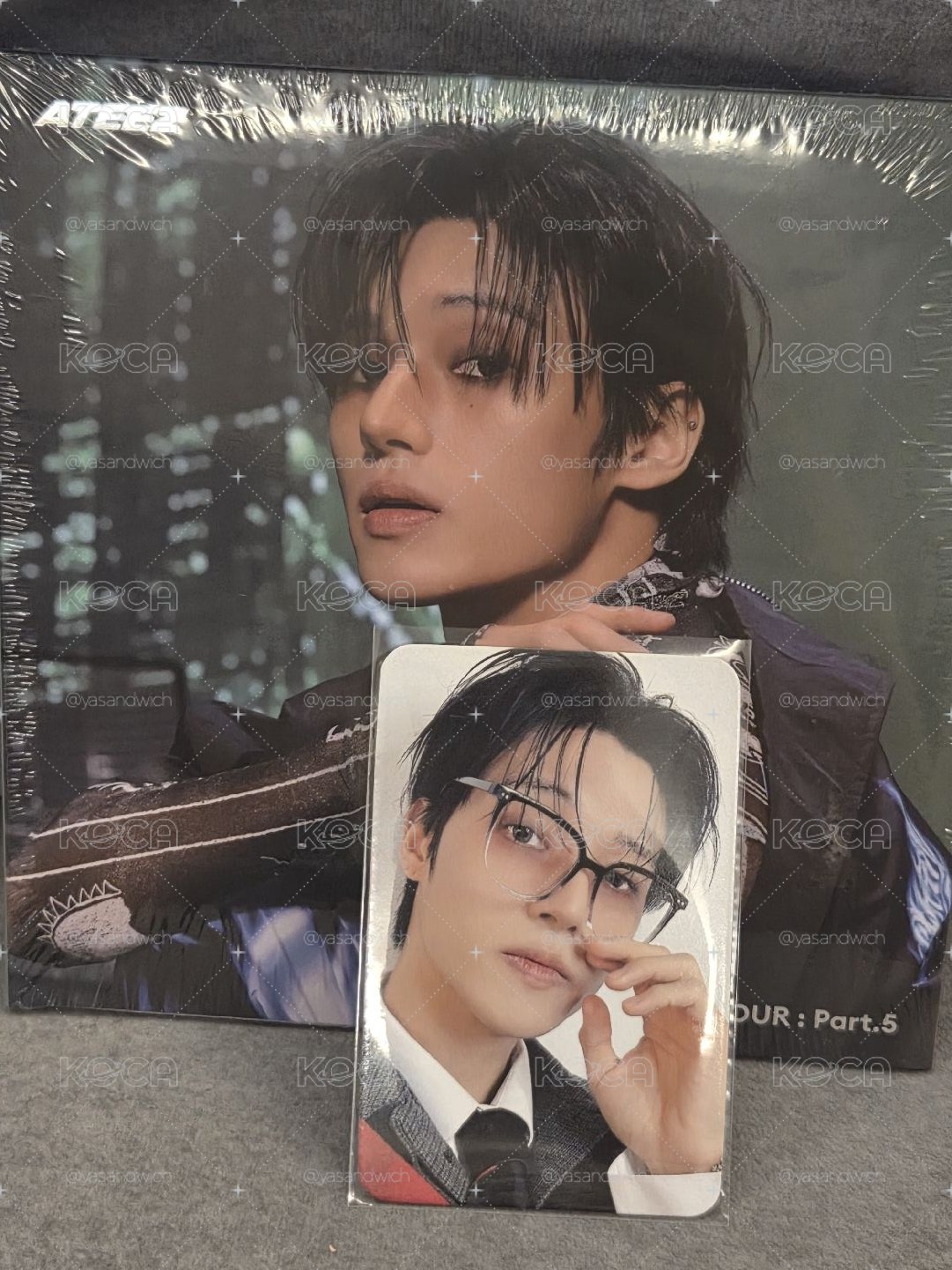 GH5 dmm DIGIPACK 特典卡 黑框眼鏡 ver. WOOYOUNG 