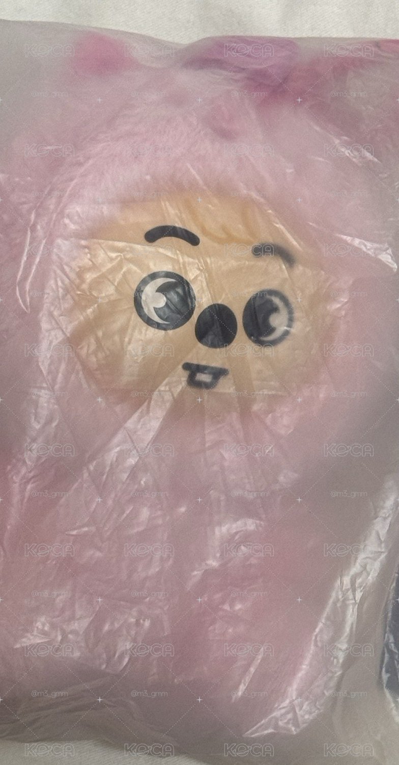 六期飯咪粉布布吊飾玩偶