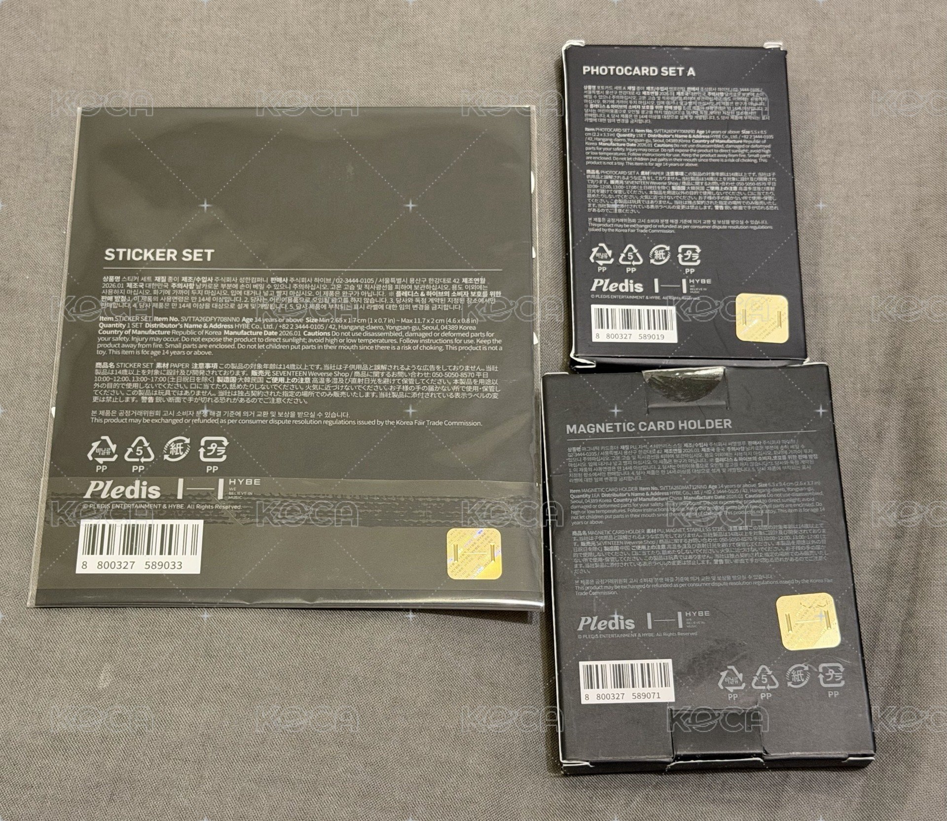 CXM磁吸卡套 + 照片小卡（Aset)+貼紙 