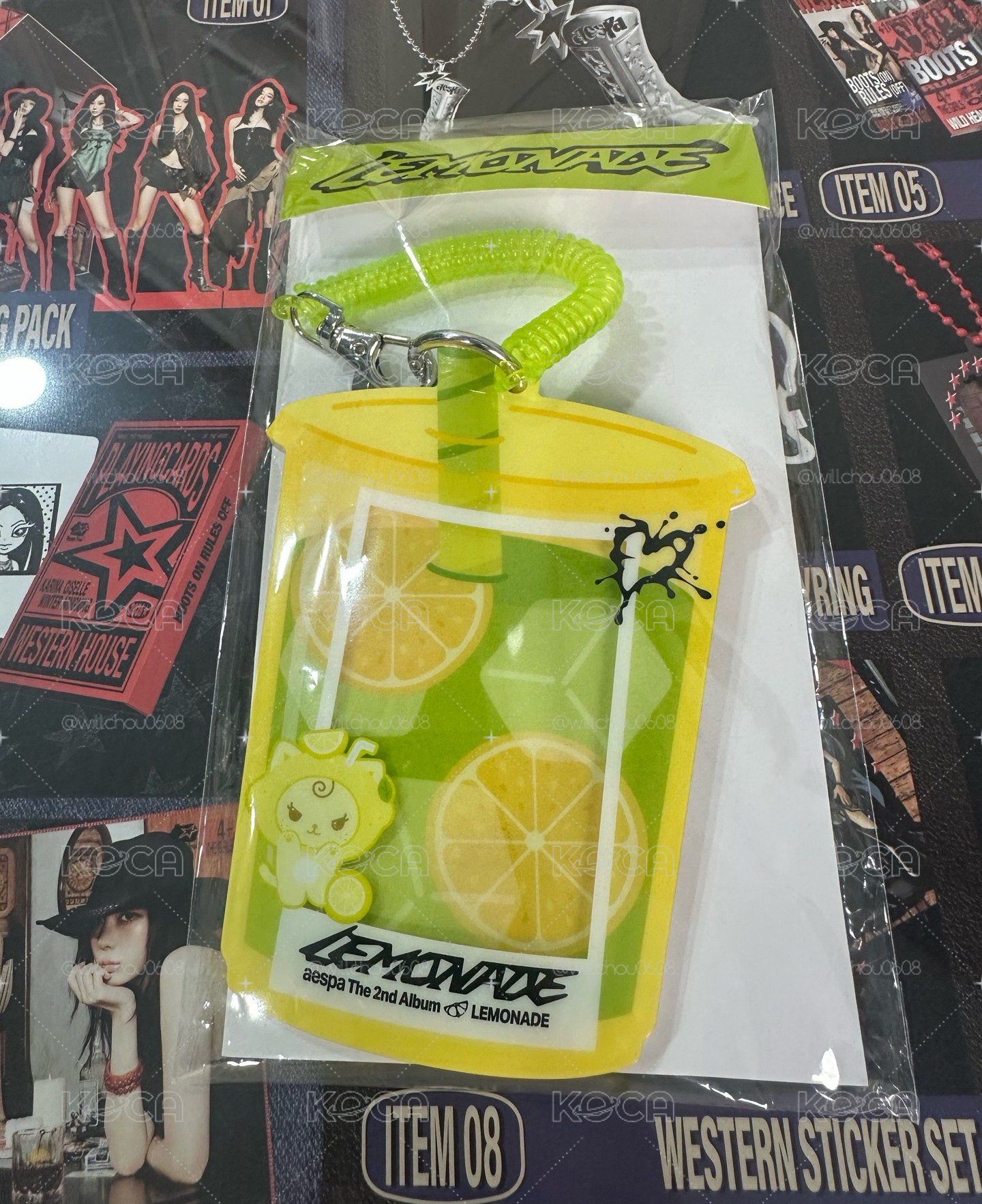 Aespa LEMONADE  日本快閃限定 柚卡套