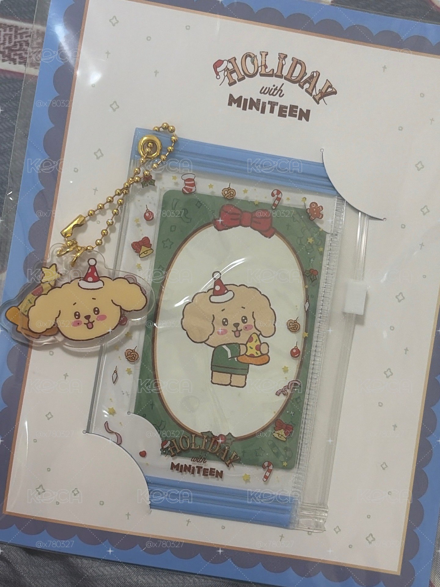 [HOLIDAY with MINITEEN]-(DOA)PVC Pouch Photo Holder