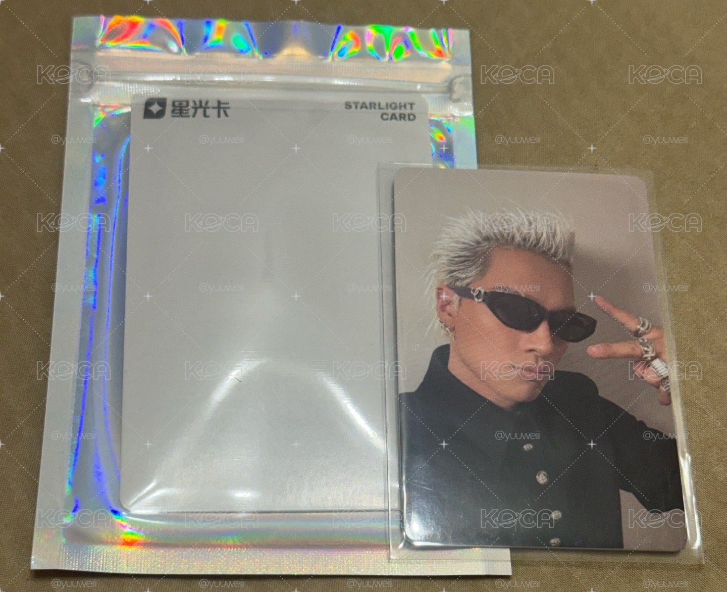 現貨 正規四 QQ音樂 星光卡 二星 TAEYANG QUINTESSENCE 專屬手寫卡C