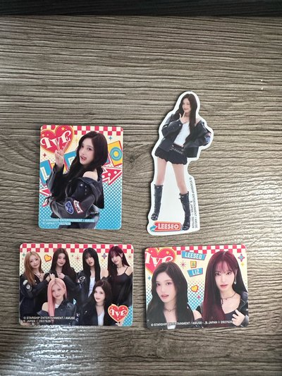 IVE 萬代 扭蛋 張員瑛+栗子+李瑞