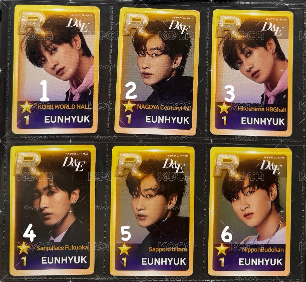 D&E STYLE 日巡 三巡 李赫宰 入場卡 場限卡