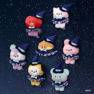 代購 BT21魔法師吊飾娃