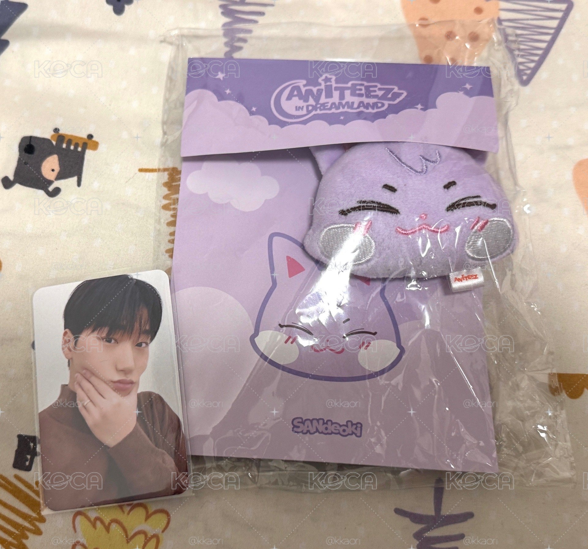 全新 ATEEZ IN DREAMLAND 崔傘 傘德 大頭吊飾娃