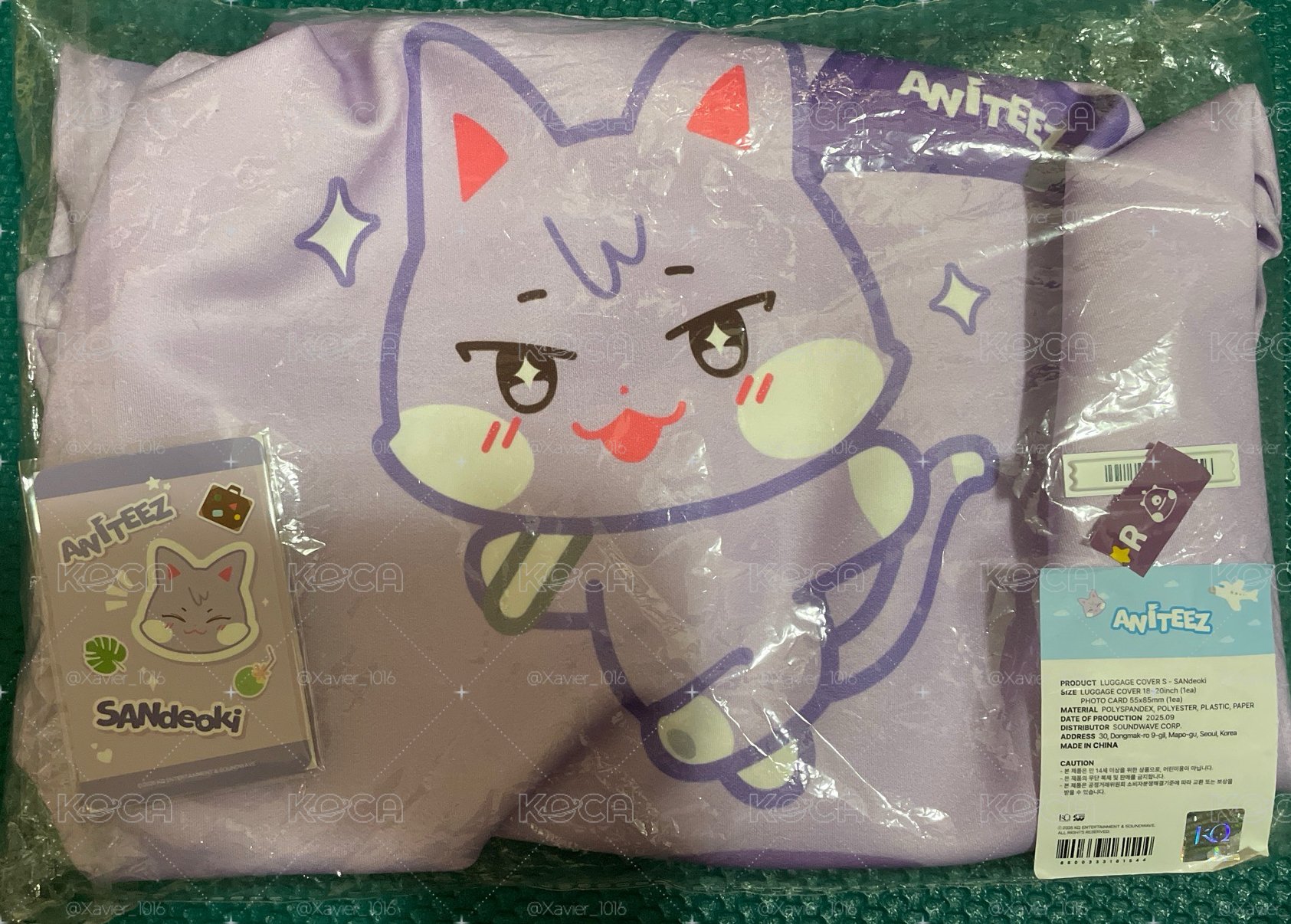 ANITEEZ IN THE CALLING 行李箱套 LUGGAGE COVER S（有卡）
