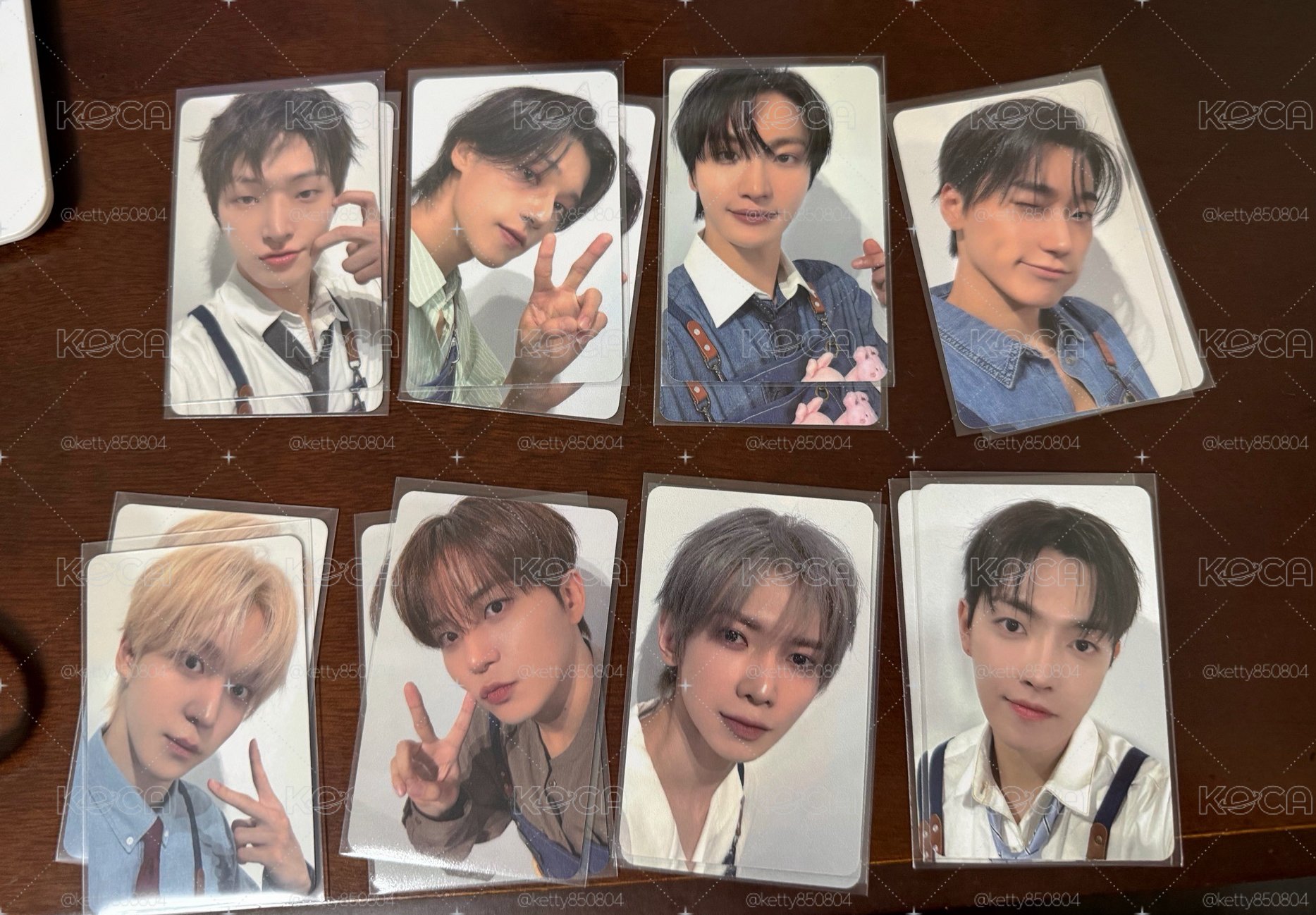 ATEEZ am 咖啡師 簽售卡+2張隨機透卡
