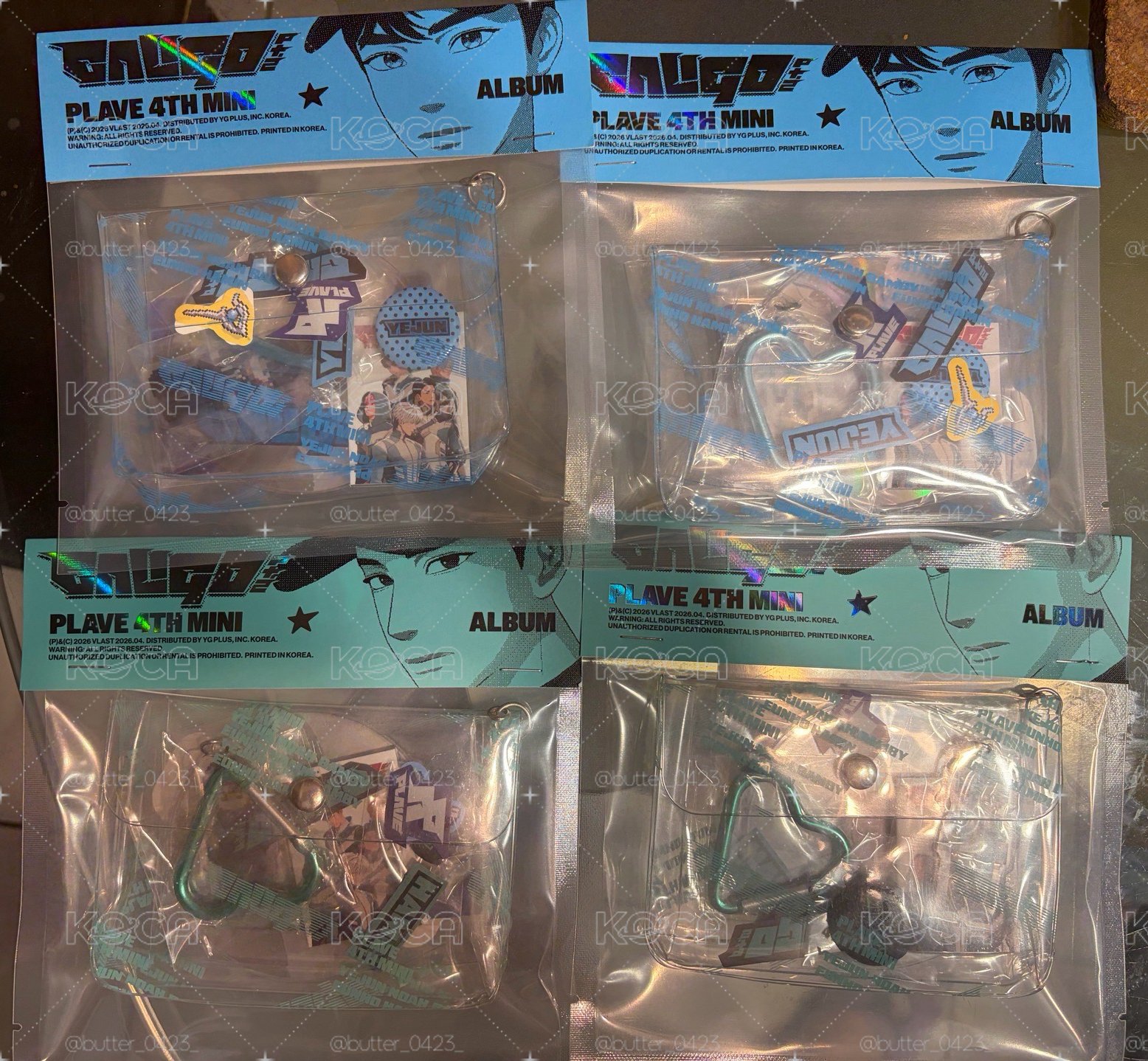 PLAVE 迷四 INVENTORY Ver. 藝俊 河玟 全新未拆含卡
